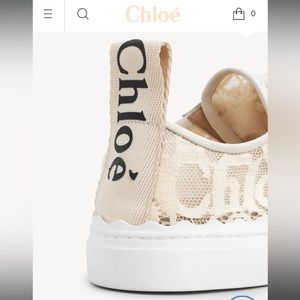 Chloé Lauren Sneaker Size 37 in Mild Beige